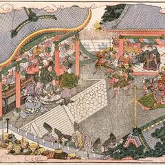 View of the Incense Burning Ceremony from the "Chronicle of Grand Pacification", from the series Newly Published Perspective Pictures