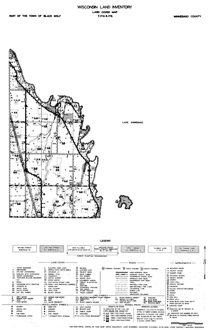 ‎Part of the town of Black Wolf UWDC UWMadison Libraries