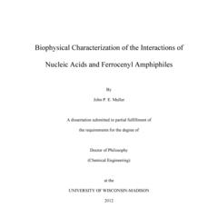 Biophysical Characterization of the Interactions of Nucleic Acids and Ferrocenyl Amphiphiles