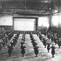 Women's physical education class