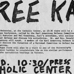 Free Karl flier