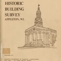Historic building survey, Appleton, WI