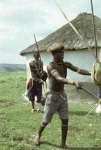 Southern Africa : Domestic Activities : games, stick-fighting