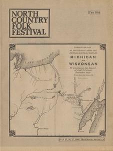 North Country Folk Festival program, 1980