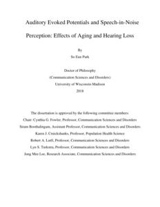 Auditory Evoked Potentials and Speech-in-Noise Perception: Effects of Aging and Hearing Loss