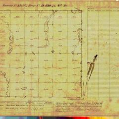 [Public Land Survey System map: Wisconsin Township 37 North, Range 15 West]