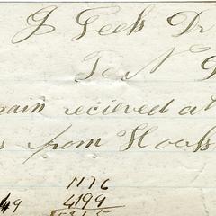 Bill from Nathaniel Dominy VII to G. Leels, 1860