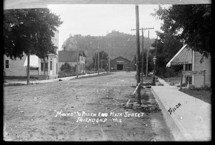 "Mound" and north end Main Street, Friendship, Wis.
