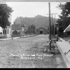 "Mound" and north end Main Street, Friendship, Wis.