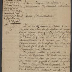 [Manuscript related to laws governing the Mint]