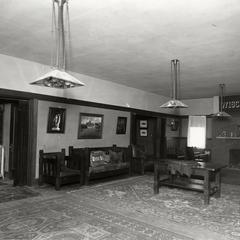 Sigma Chi fraternity lounge, 1914
