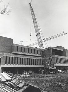 Construction on UW-Parkside's Library Learning Center