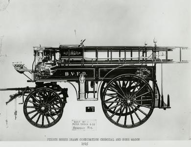 Pirsch horse-drawn fire wagon