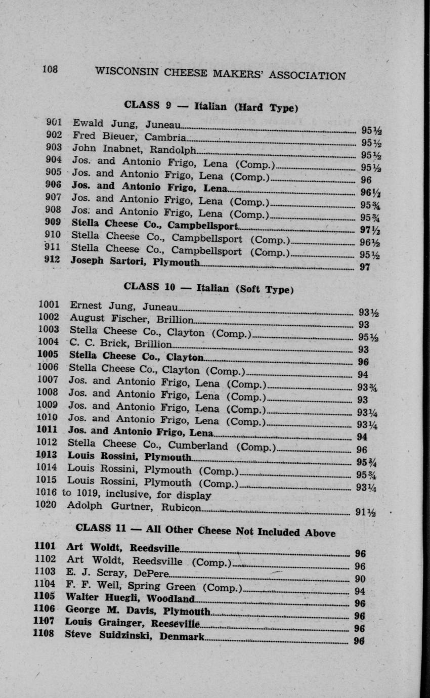 Wisconsin Cheese Makers' Association 55th annual meeting November 6 7