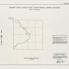[Public Land Survey System map: Wisconsin Township 09 North, Range 22 East]