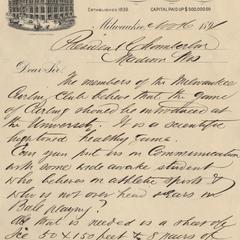 John Johnston letter