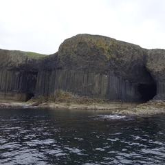 Isle of Staffa, looking toward Fingal's Cave