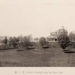 Mr. O. W. Potter's grounds from the east side