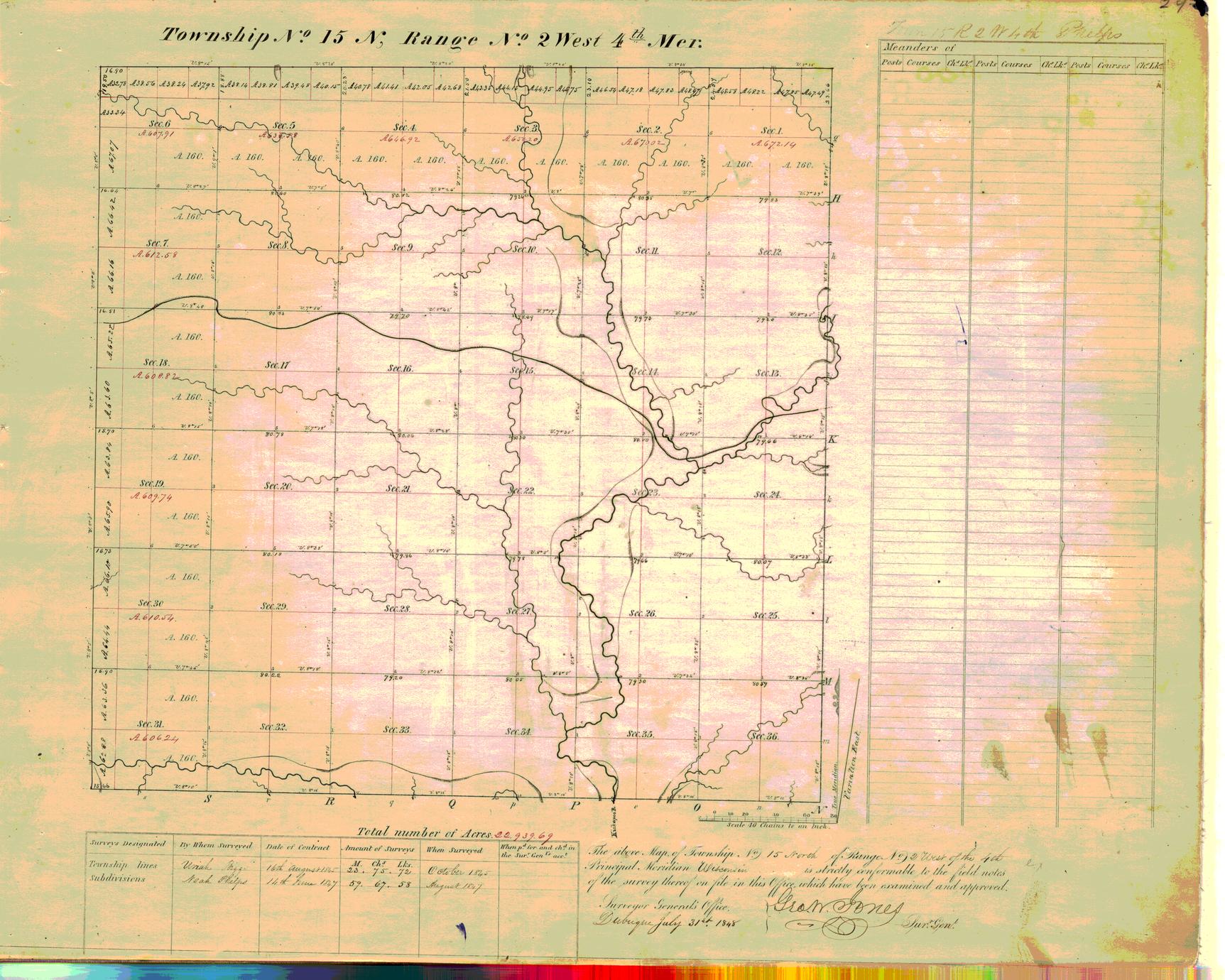 [Public Land Survey System map: Wisconsin Township 15 North, Range 02 West]