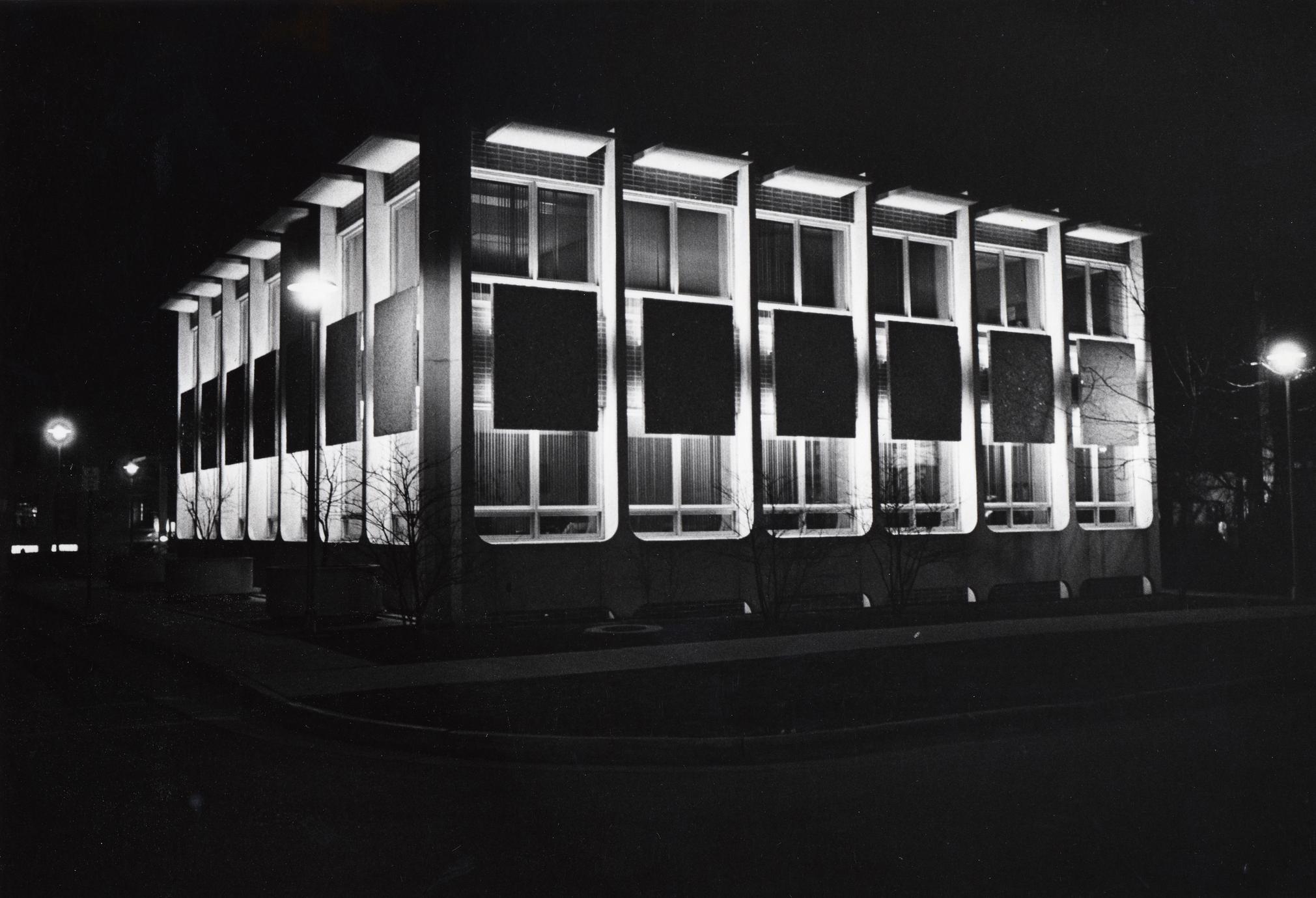 ‎Primate Center at night UWDC UWMadison Libraries