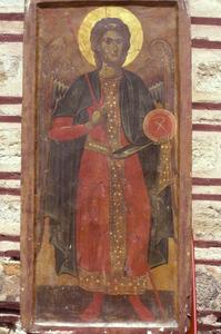 Icon of Archangel Michael at Xenophontos