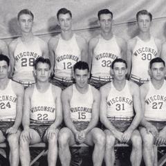1938 Badger Basketball Team Group Photo