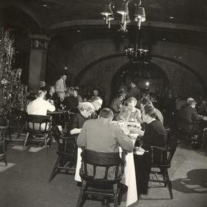 Employee Christmas party, 1955