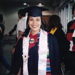 Gladys Reyes at 2003 graduation