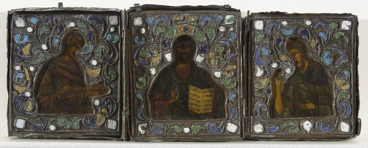 Portable Icon Triptych of the Deësis (Intercession)
