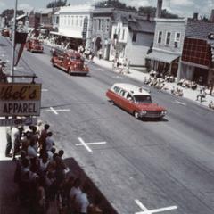 Fire department in a parade
