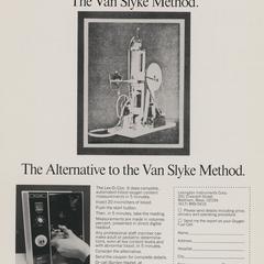 Van Slyke advertisement