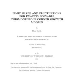 Limit Shape and Fluctuations for Exactly Solvable Inhomogeneous Corner Growth Models