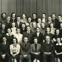 Stoutonia student newspaper staff photograph