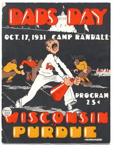 Football program Dad's Day, October 17, 1931