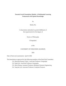 Towards GeoAI Foundation Models: A Multimodal Learning Framework with Spatial Knowledge