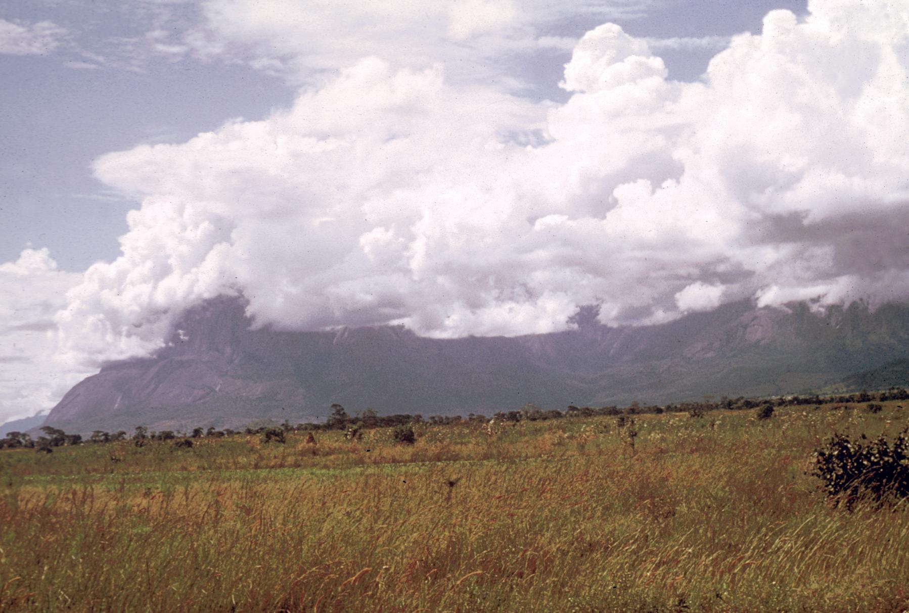 Mt. Mlanje Hidden by Clouds