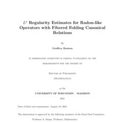 L^p Regularity Estimates for Radon-like Operators with Fibered Folding Canonical Relations