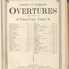 Overture from the opera "Raymond"