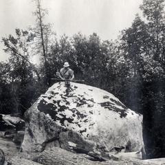 Boulder 15 feet in diameter in Poplar River