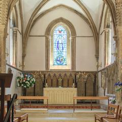Iffley St Mary Church interior chancel