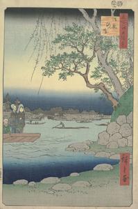 Oumayagashi, no. 105 from the series One-hundred Views of Famous Places in Edo
