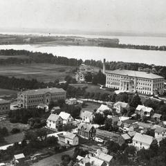 Aerial, UW-Madison, ca. 1906-1912