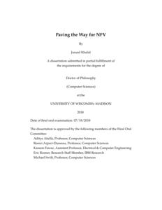 Paving the Way for NFV