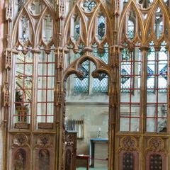 Exeter Cathedral interior presbytery chapel screen