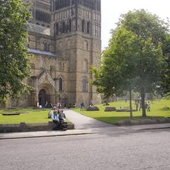 Durham Cathedral exterior west towers