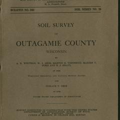 Soil survey of Outagamie County, Wisconsin