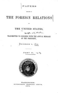 Papers relating to the foreign relations of the United States