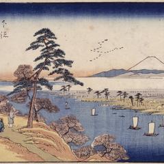 Konodai in Shimosa Province, no. 15 from the series Thirty-six Views of Mt. Fuji