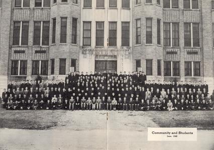 Salvatorian community and students, June, 1946