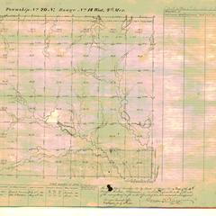 [Public Land Survey System map: Wisconsin Township 29 North, Range 14 West]